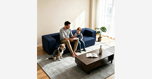 Convertible Sofa Bed | Multi-Functional Sleeper Sofa with Wide Armrests & Hidden Zipper - Model MJ-FF005 | Mingjin Sitzsack China