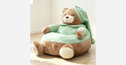 Bear Shaped Kinder Soft Sofa – Shredded Foam Filled Plüsch Kleinkind Couch - Model MJ-FF011 | Mingjin Sitzsack China