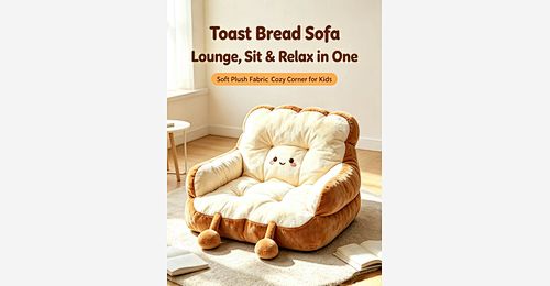Toast Bread Shaped Kinder Sofa – Shredded Foam Filled Reclining Lounger - Model MJ-FF015 | Mingjin Sitzsack China