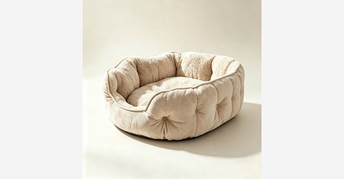 Oval Plüsch Pet Bed | OEM Individuell Soft Faux Fur Cat Bed Lieferanten - Model MJ-PET016 | Mingjin Sitzsack China