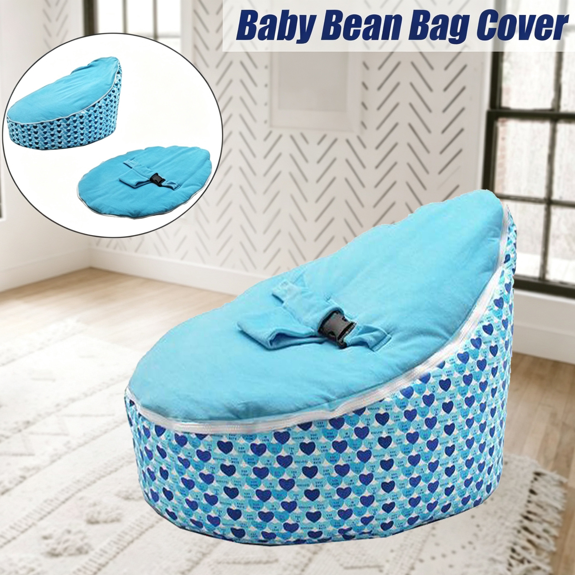 Champagne Baby Sitzsack Chair Cover - Baby Sitzsack Chair Cover Hersteller & Fabrik in China
