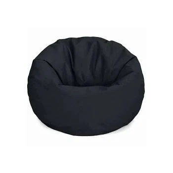 Schwarzer Sitzsack-Sofabezug