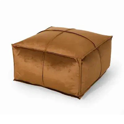 Quadratischer Sitzsack-Sofabezug aus Cord