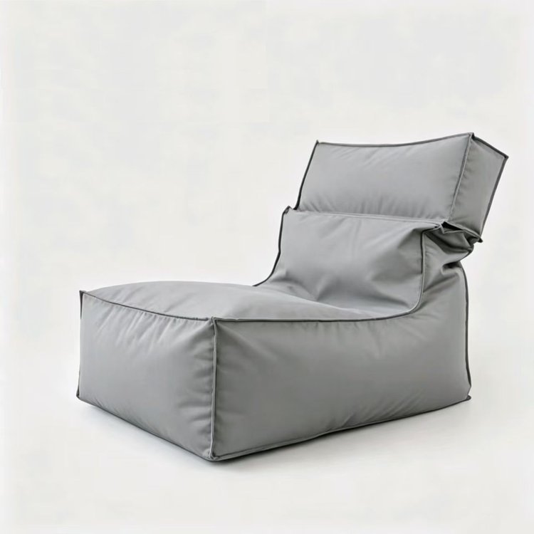 Navy gefalteter Strand Sitzsack Stuhl-gefalteter Strand Sitzsack Stuhl Hersteller & China Fabrik