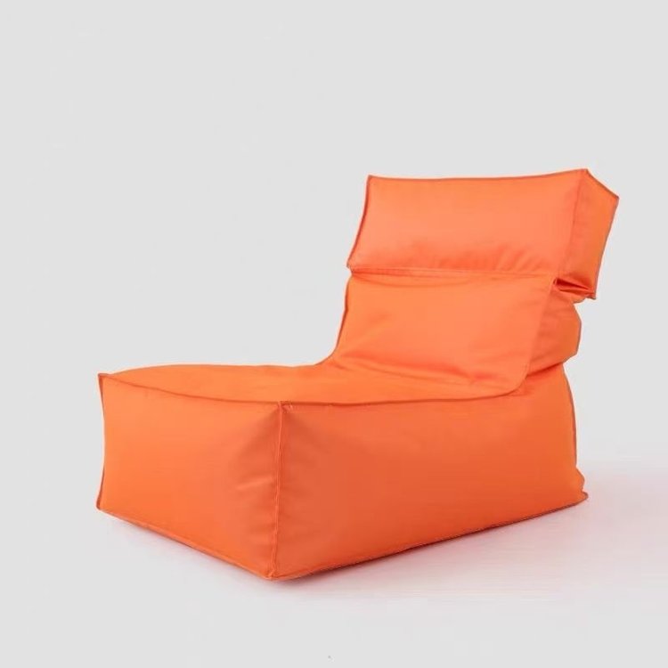 Orange gefalteter Strand Sitzsack Stuhl-gefalteter Strand Sitzsack Stuhl Hersteller & China Fabrik