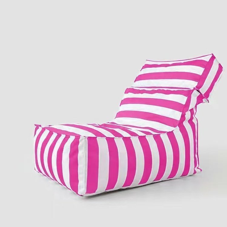 Rosa gefalteter Strand Sitzsack Stuhl-gefalteter Strand Sitzsack Stuhl Hersteller & China Fabrik