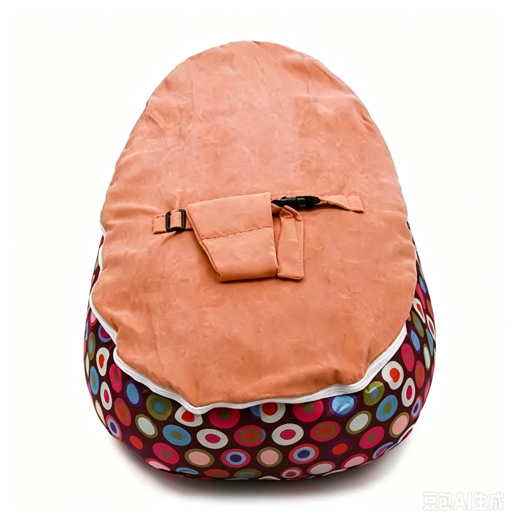 Charcoal Baby Sitzsack Stuhl Detail 2