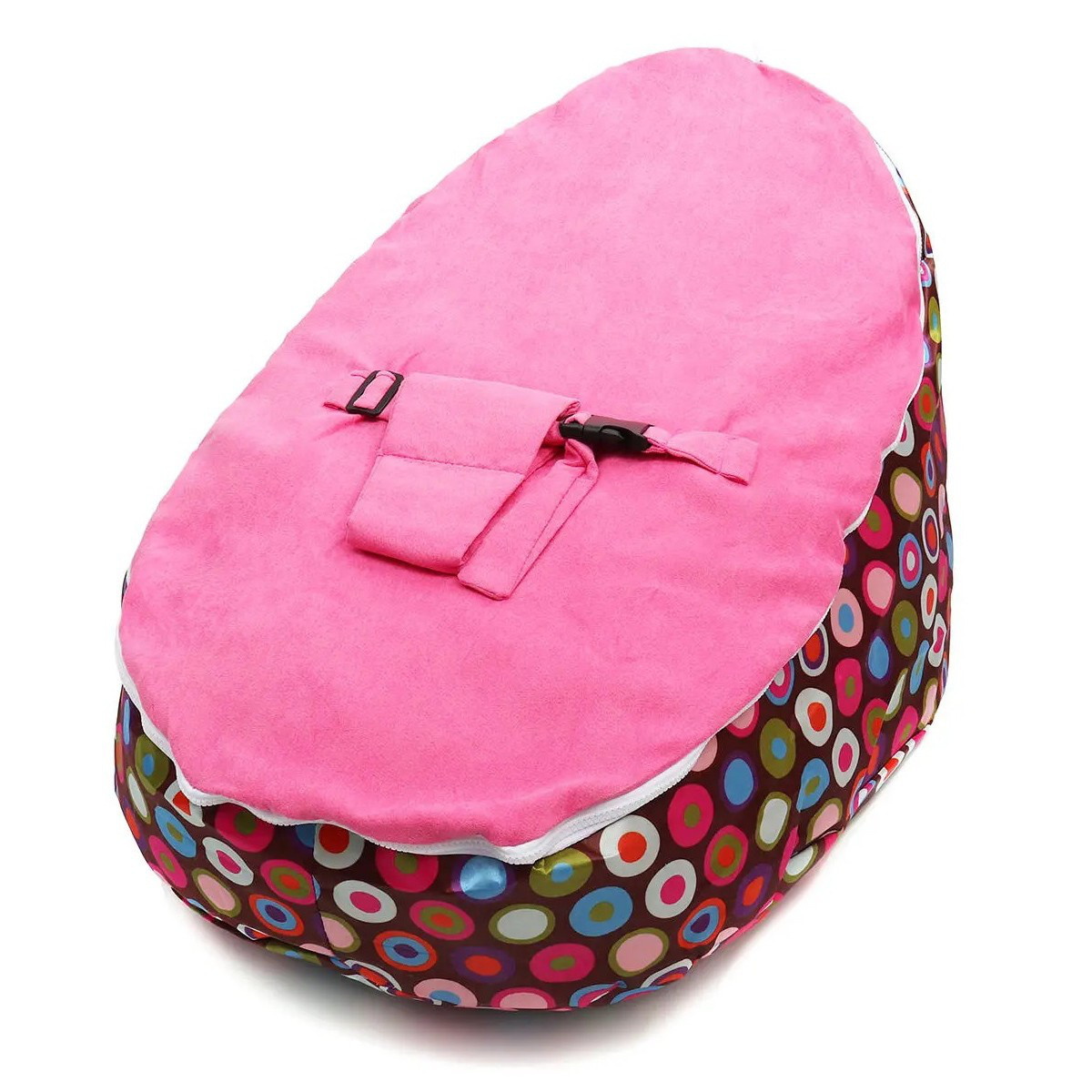 Creme Baby Sitzsack Stuhlbezug Detail 2
