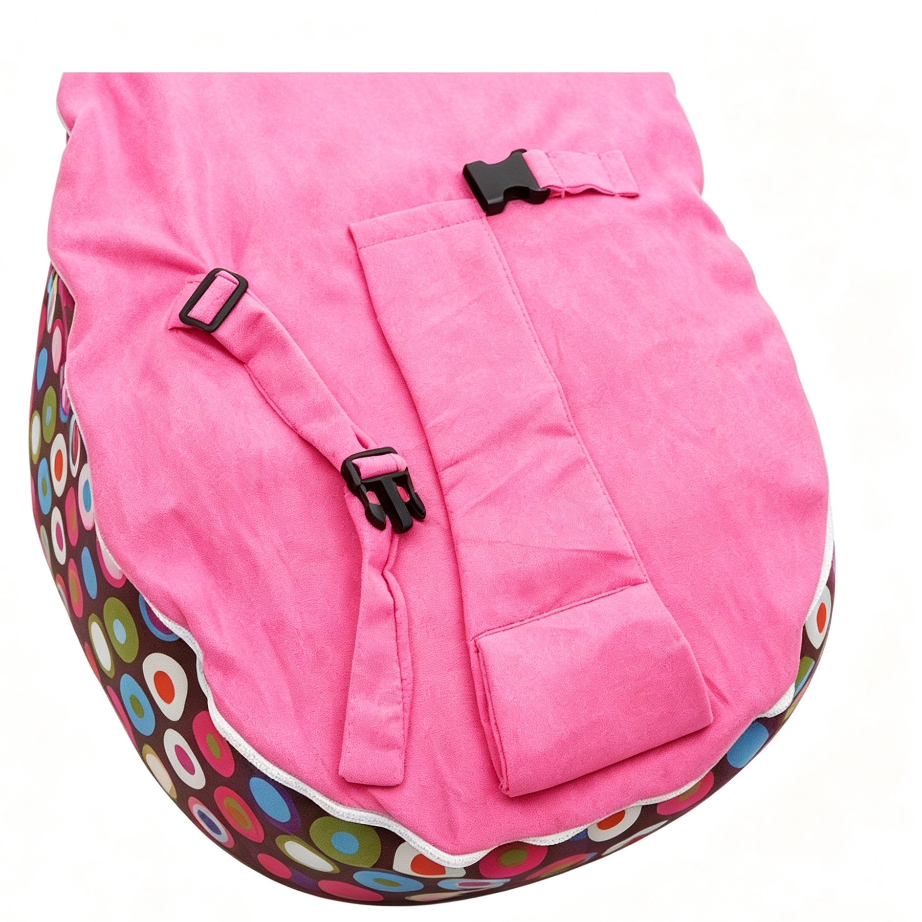 Elfenbein Baby Sitzsack Liege Detail 3