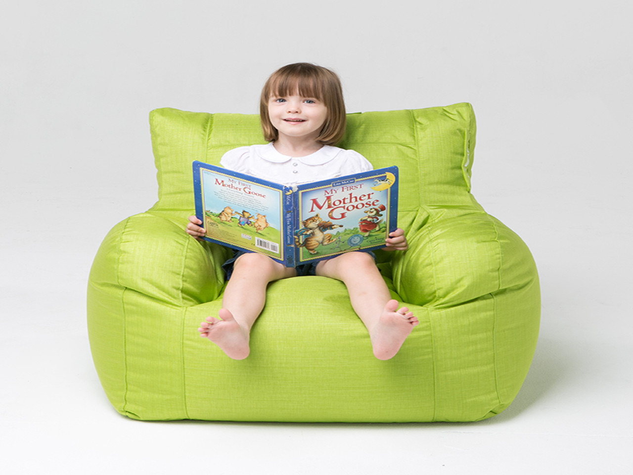 Green Kids Sitzsack Chair - Kinder Sitzsack Stuhl Hersteller & Fabrik in China