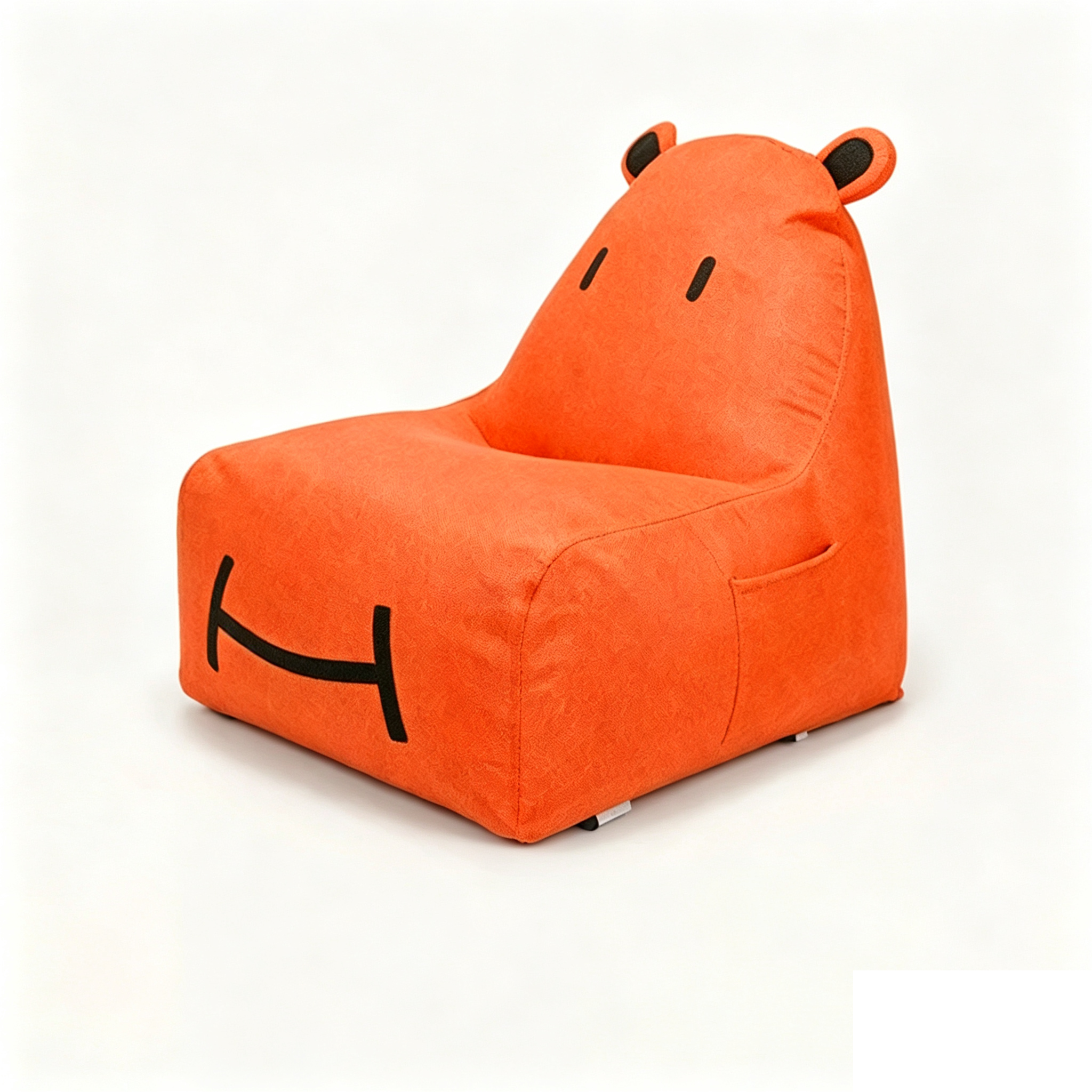 Orange Kids Sitzsack Chair - Kinder Sitzsack Stuhl Hersteller & Fabrik in China