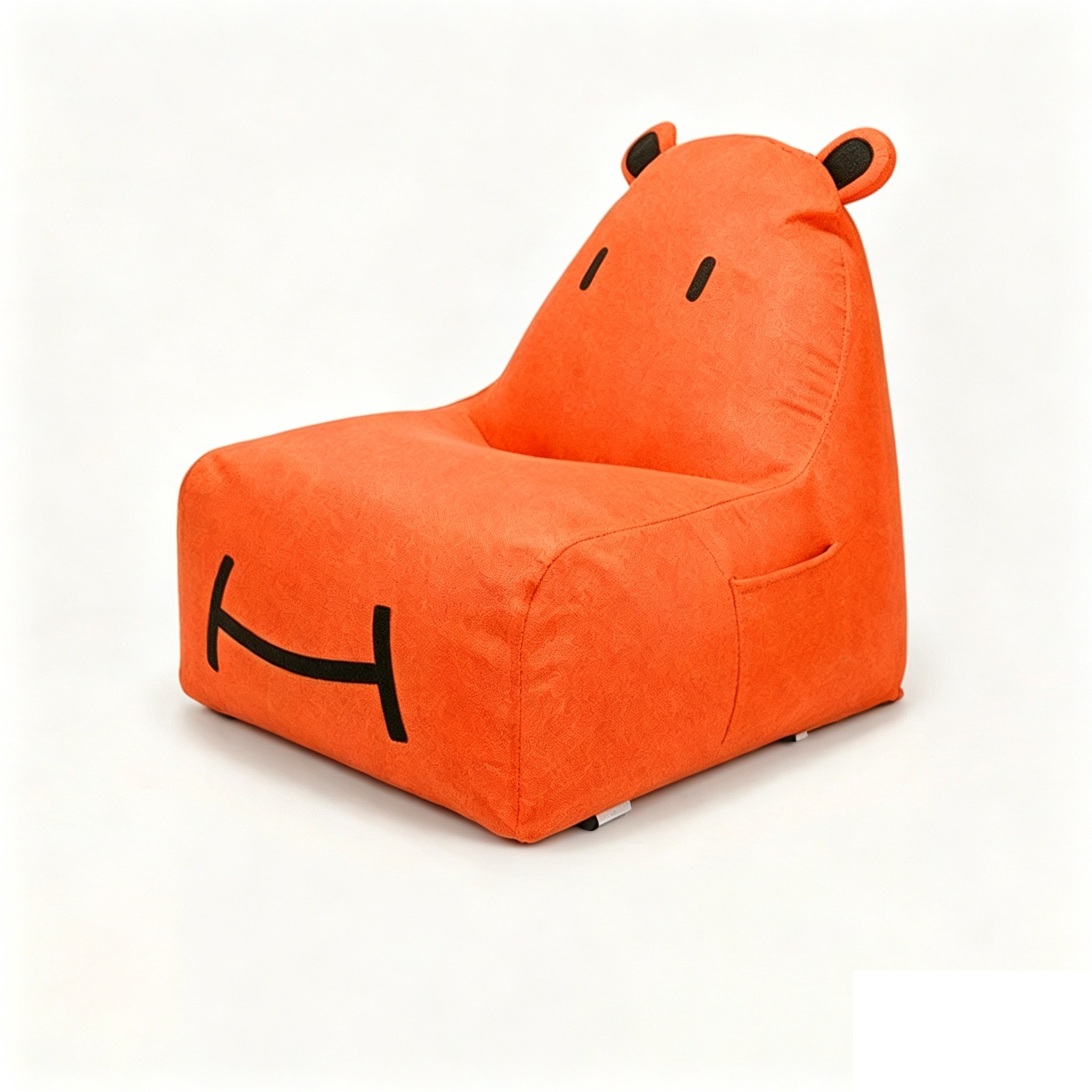 Orange Kids Sitzsack Chair - Kinder Sitzsack Stuhl Hersteller & Fabrik in China
