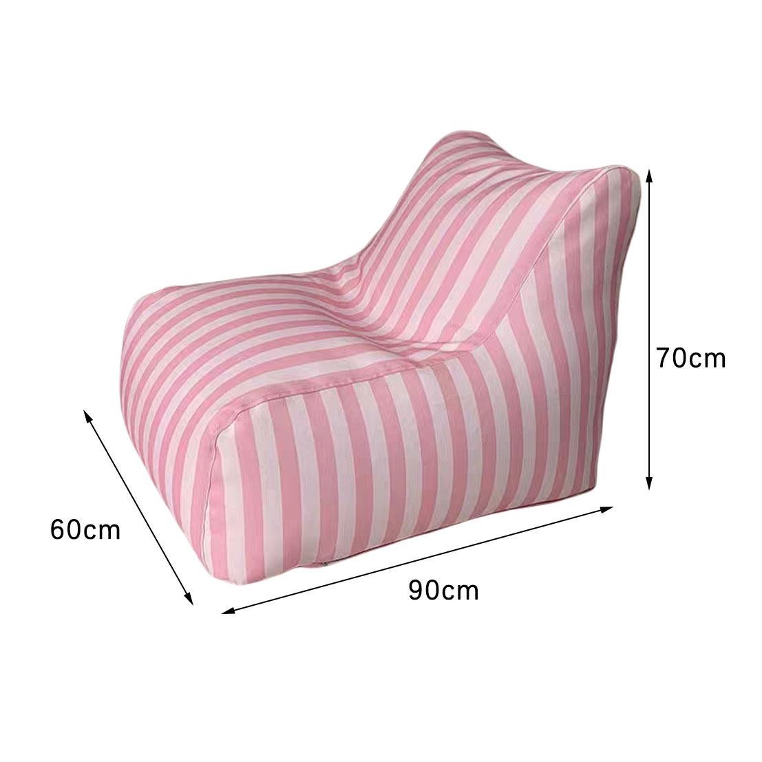 Kinder Stripe Sitzsack Stuhl Nr. 6 detail 2