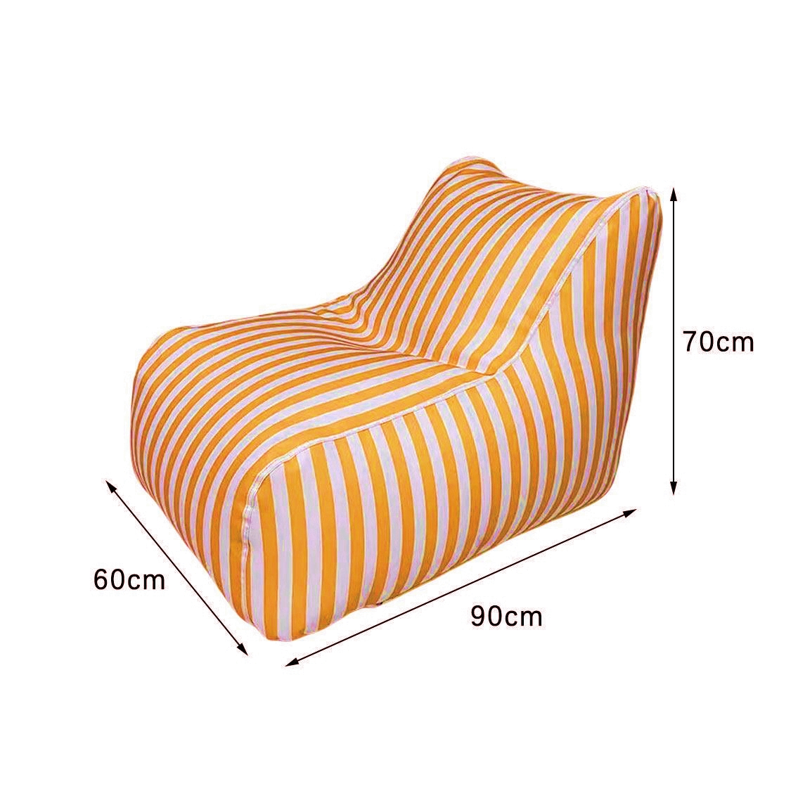 Kinder Stripe Sitzsack Stuhl Nr. 7 Detail 2