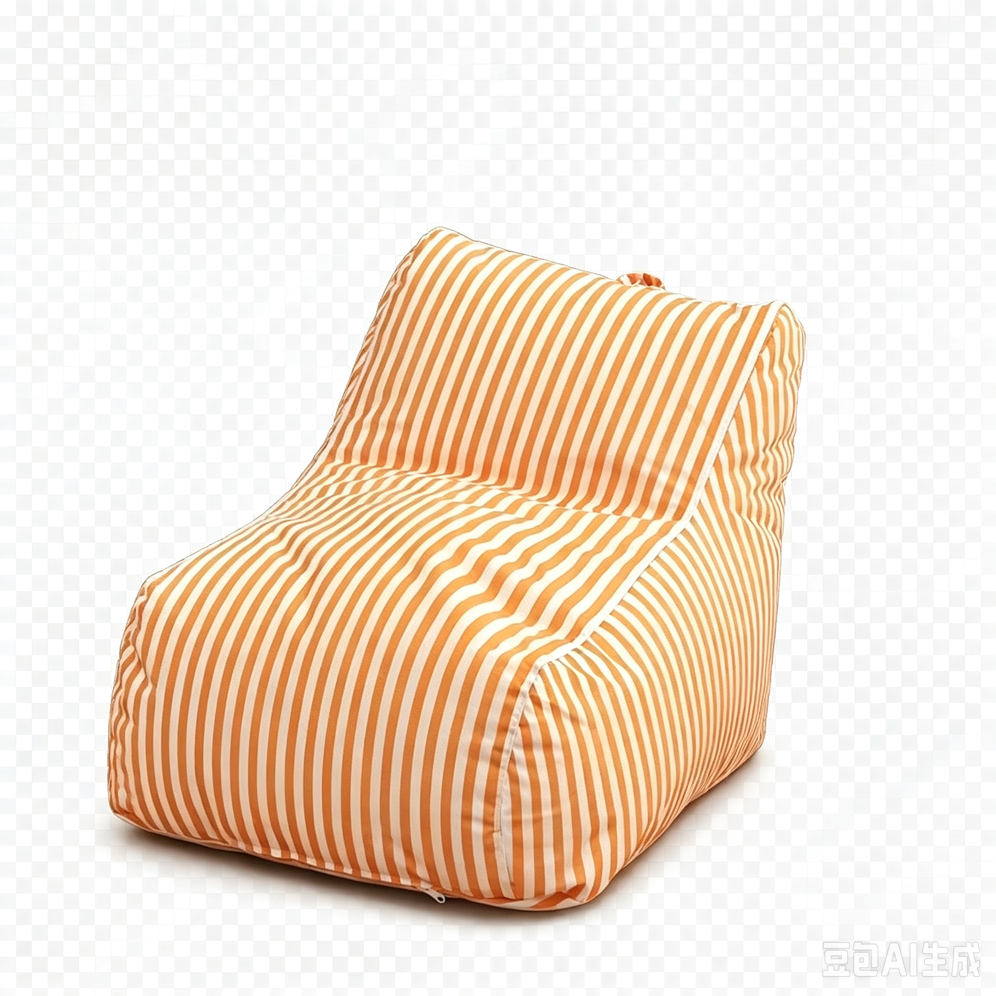 Kinder Stripe Sitzsack Stuhl Nr. 7 Detail 1