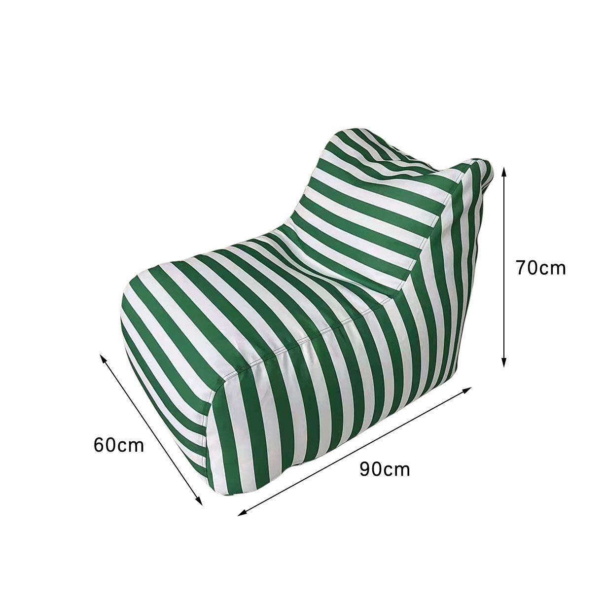 Kinder Stripe Sitzsack Stuhl Nr.8 detail 2