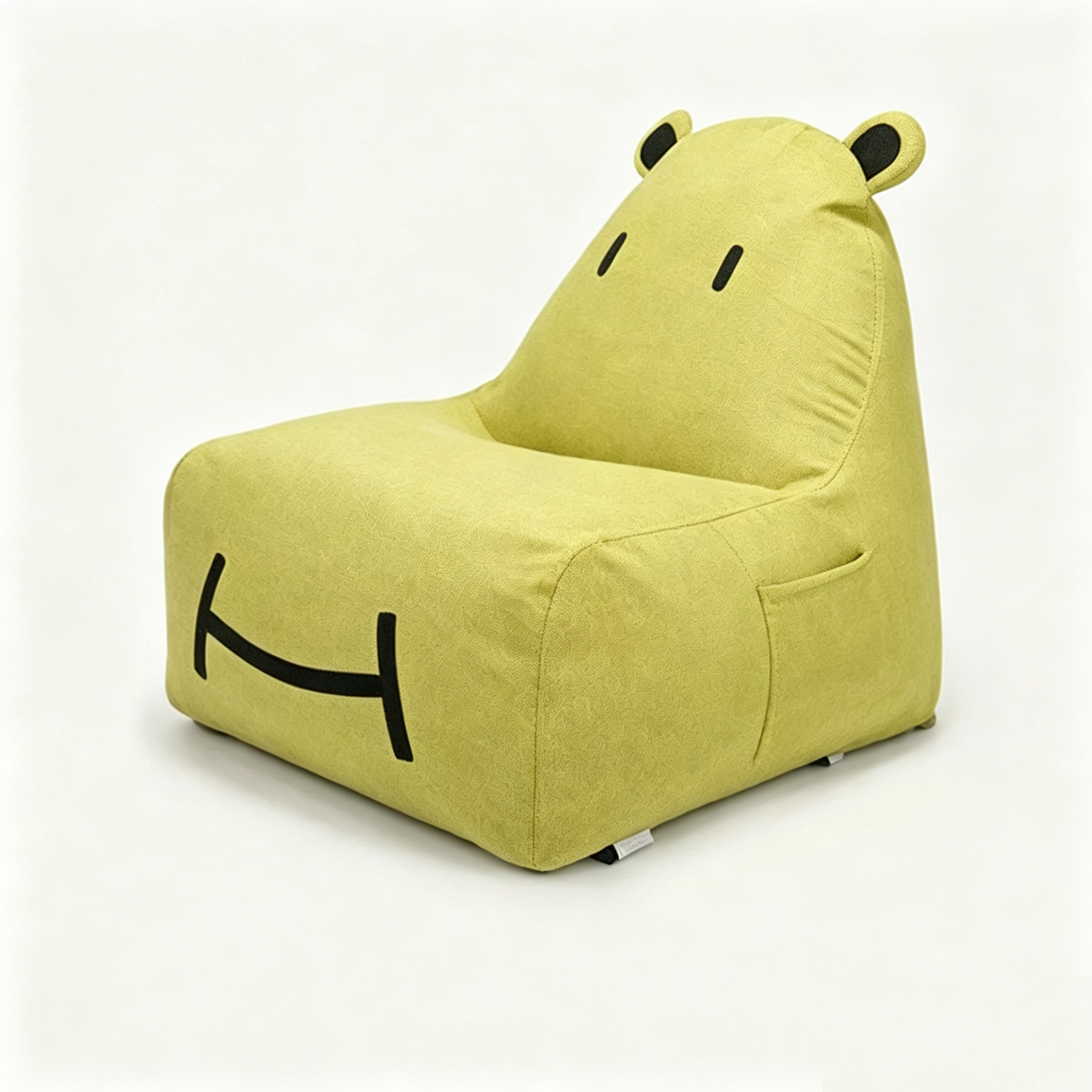 Yellow Kids Sitzsack Chair - Kinder Sitzsack Stuhl Hersteller & Fabrik in China