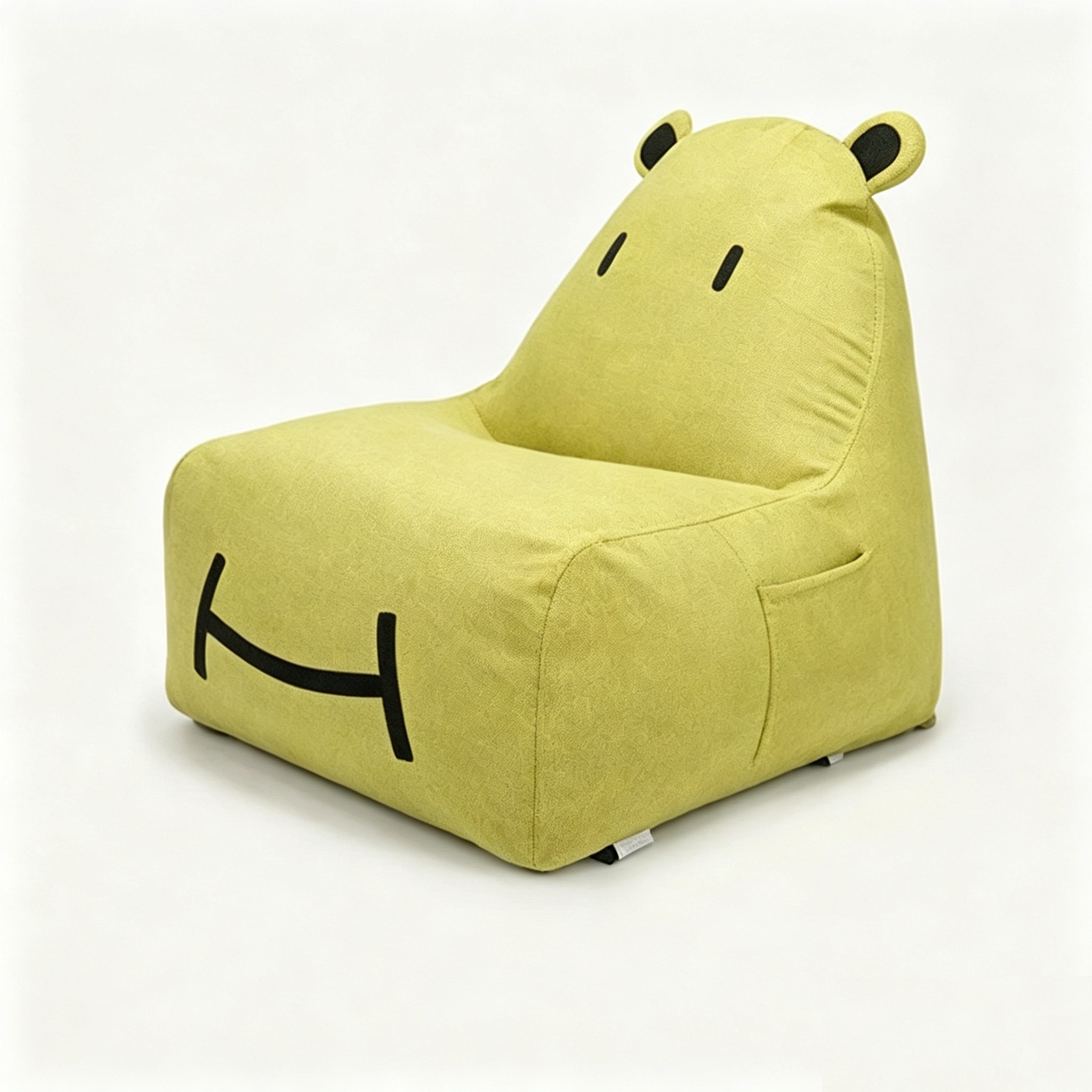 Yellow Kids Sitzsack Chair - Kinder Sitzsack Stuhl Hersteller & Fabrik in China