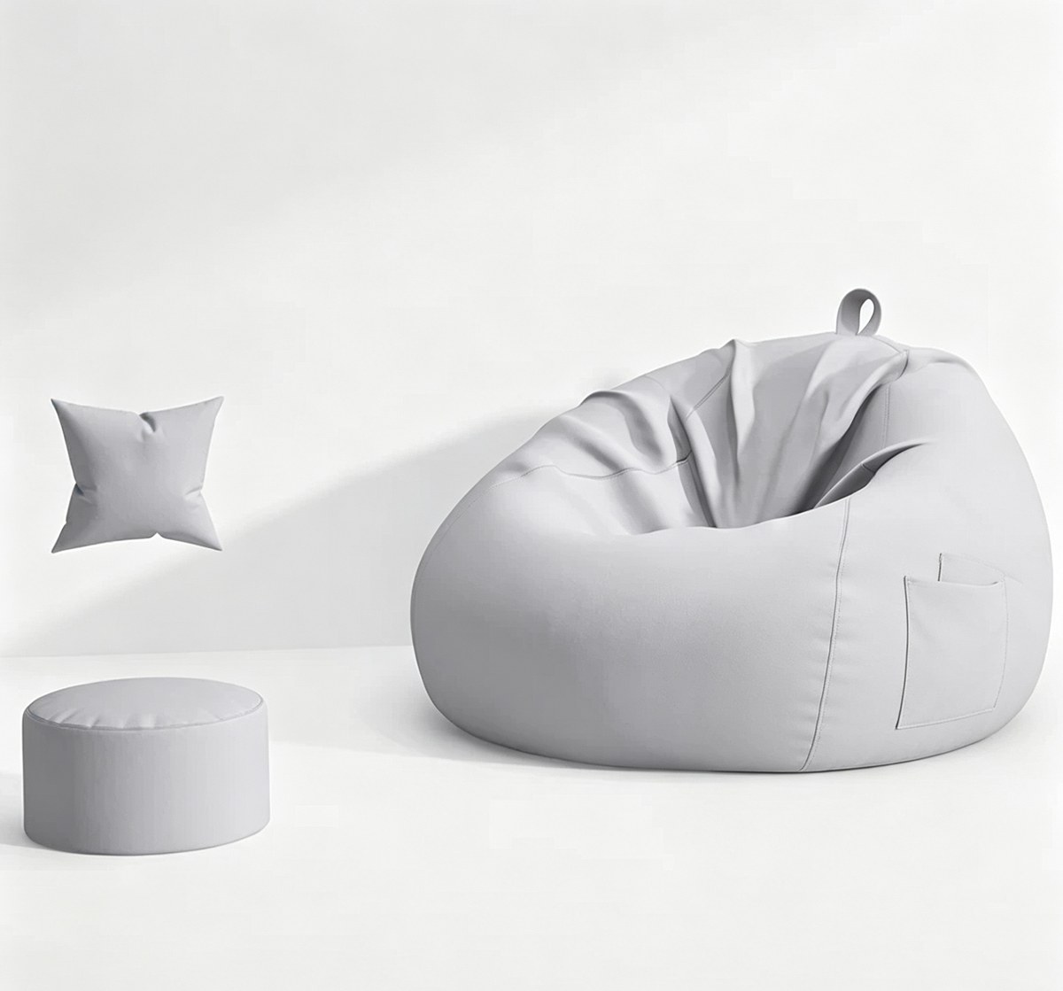 Tropfen Sitzsack Stuhlbezug