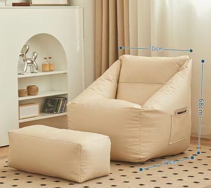 Tear Rose Sitzsack Stuhl - Liegesessel Detailschnitt 1