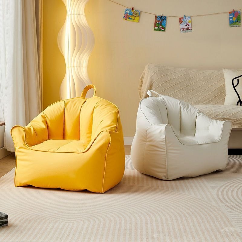 Sand Sitzsack Stuhl mit Sand Detail 1