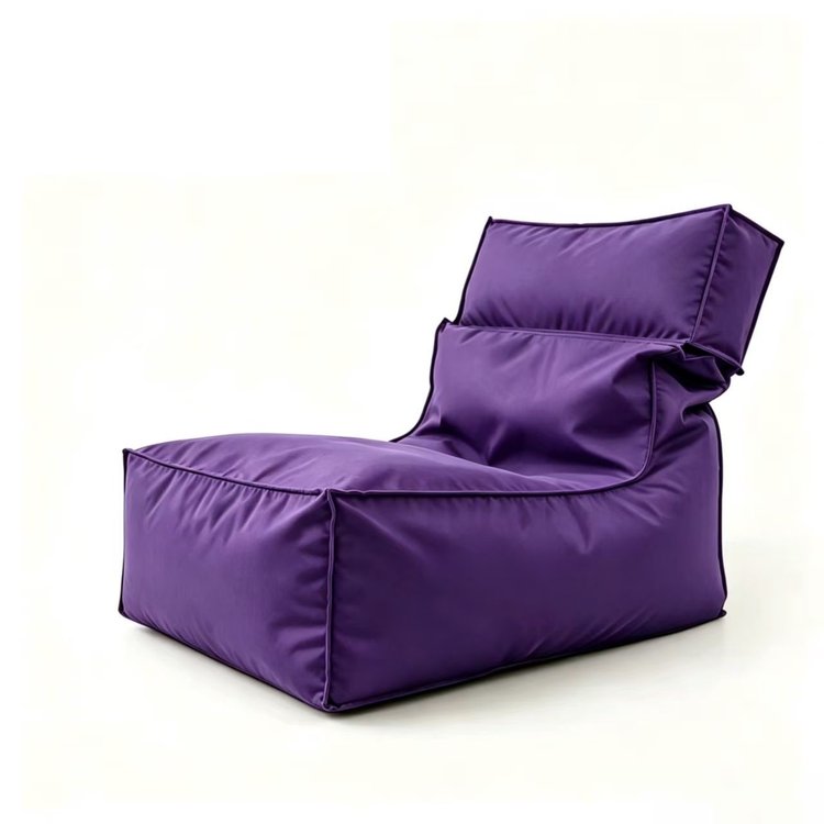 Lila gefalteter Strand Sitzsack Stuhl-gefalteter Strand Sitzsack Stuhl Hersteller & China Fabrik