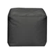 Schwarzer quadratischer Sitzsack-Sofabezug