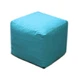Blauer quadratischer Sitzsack-Sofabezug