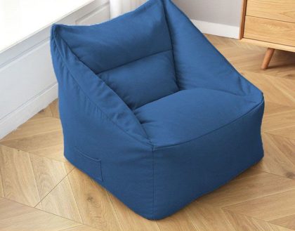 Blau Lounge Sitzsack Sessel