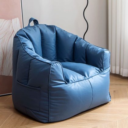 Marineblau Lounge Sitzsack Sessel Bezug