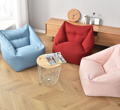 Rot Lounge Sitzsack Sessel