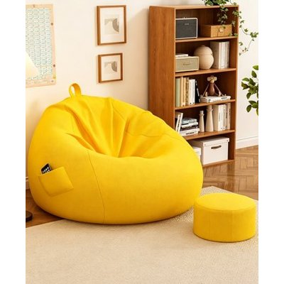 Ochre Tear Drop Sitzsack Chair - Sitzsack Chair Cover Hersteller & Fabrik in China