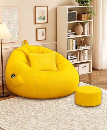 Sandfarbe Tear Drop Sitzsack - Sitzsack Chair Cover Hersteller & Fabrik in China