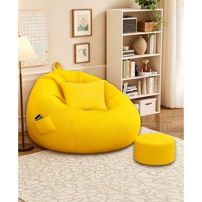 Tan Tear Drop Sitzsack Chair - Sitzsack Chair Cover Hersteller & Fabrik in China