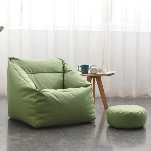Grün Sitzsack Sessel Mit Hocker